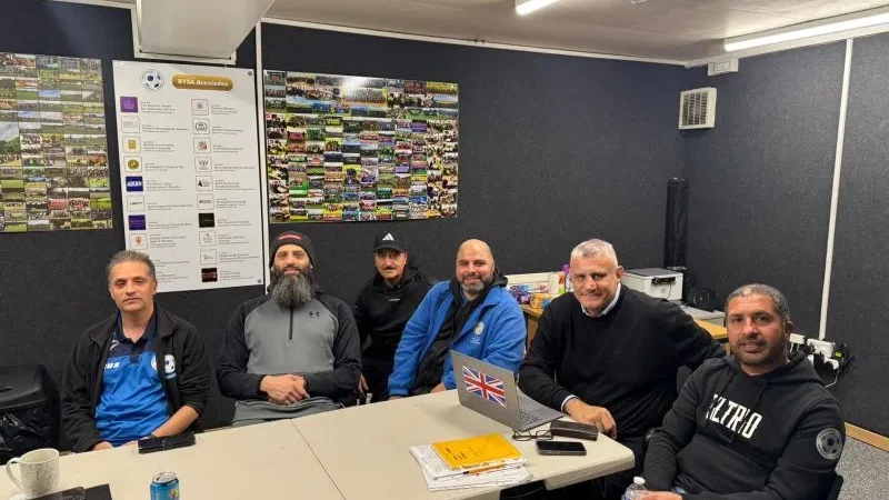 Paul Cadman at a Birmingham Youth Sports Academy committee meeting