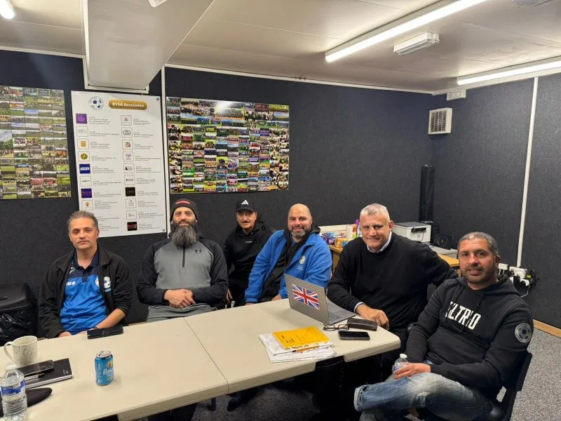 Paul Cadman at a Birmingham Youth Sports Academy committee meeting